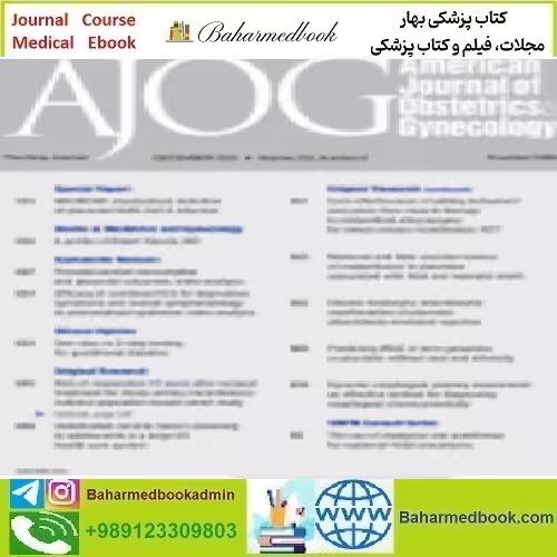 American Journal of Obstetrics and Gynecology Volume 225 Issu
