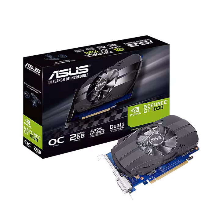کارت گرافیک ASUS PH GT1030 OC 2GB GDDR5
