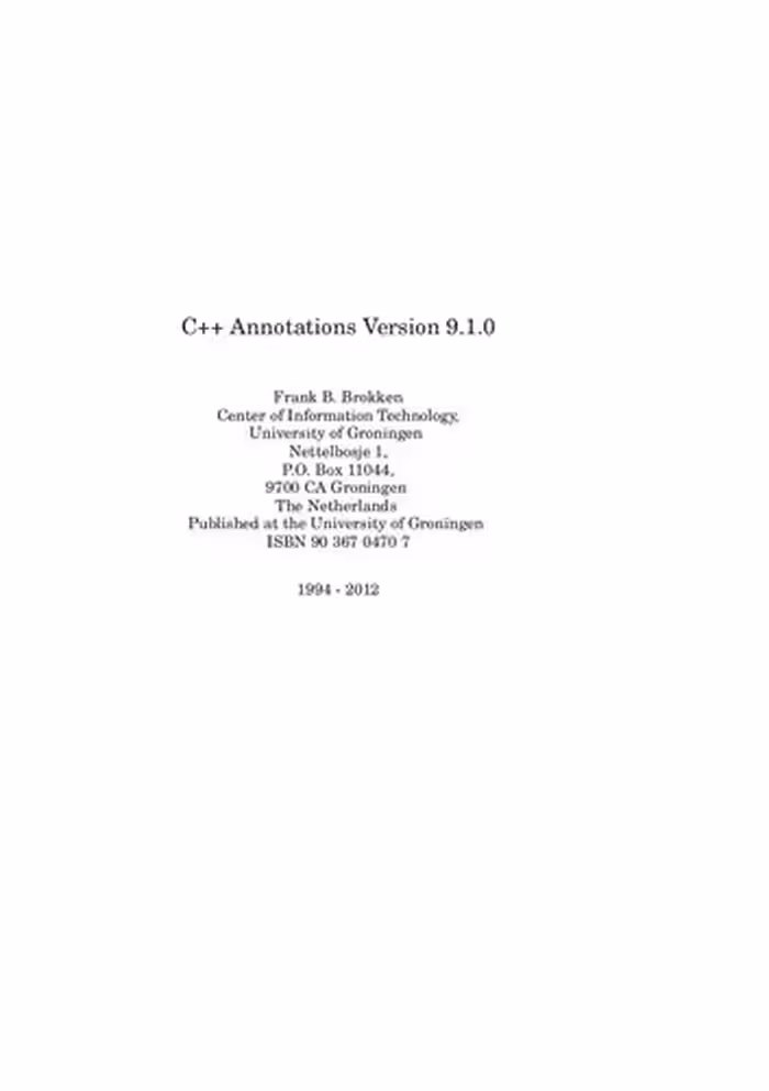 خرید و دانلود نسخه کامل کتاب C   Annotations