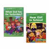 کتاب Dolphin Readers Level 3 New Girl in School_What Did you Do Yesterday اثر جمعی از نویسندگان انتشارات ابداع 2 جلدی