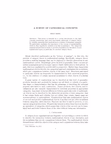 خرید و دانلود نسخه کامل کتاب A survey of categorical concepts