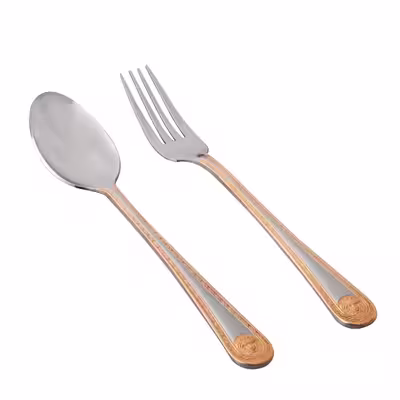ست قاشق و چنگال مدل Jasco-02 بسته 12 عددی