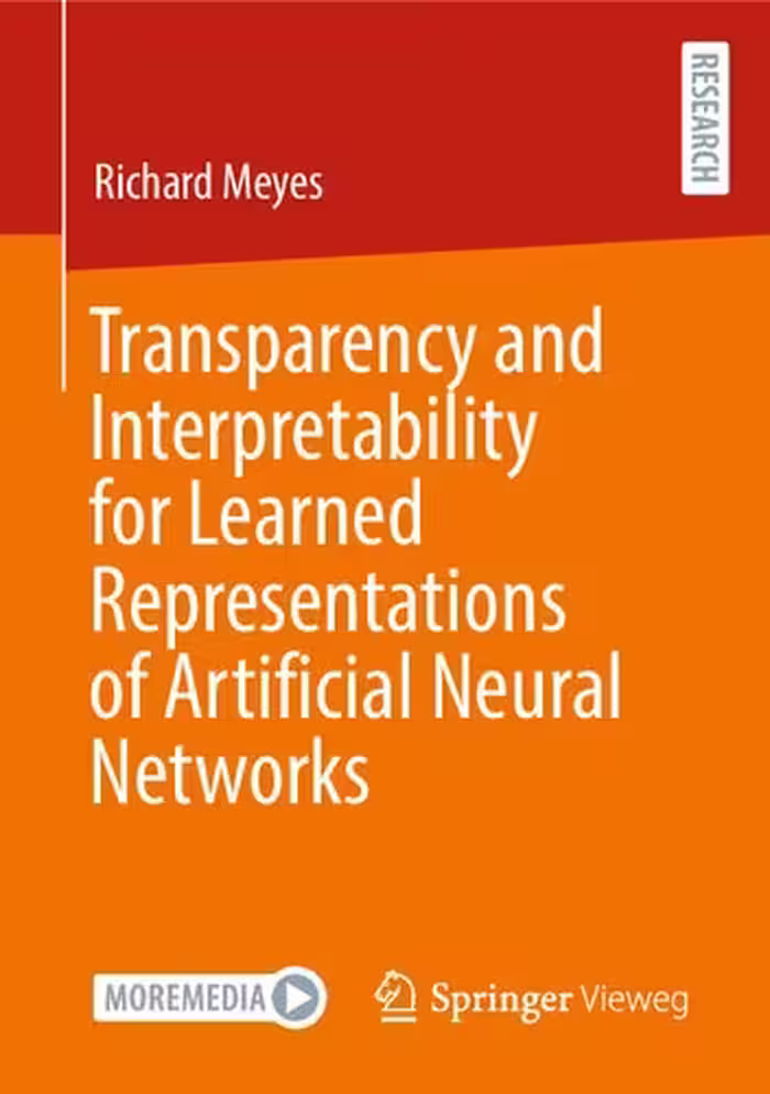 خرید و دانلود نسخه کامل کتاب Transparency and Interpretability for Learned Representations of Artificial Neural Networks