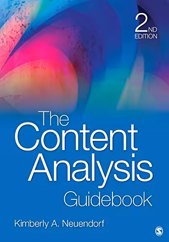 خرید و دانلود نسخه کامل کتاب The Content Analysis Guidebook -   pdf