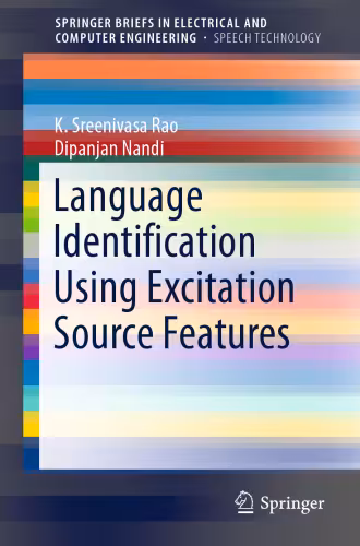 خرید و دانلود نسخه کامل کتاب Language Identification Using Excitation Source Features