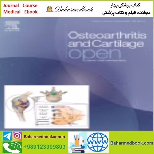 Osteoarthritis and Cartilage Open Volume 4 Issues 1 to Issue 4