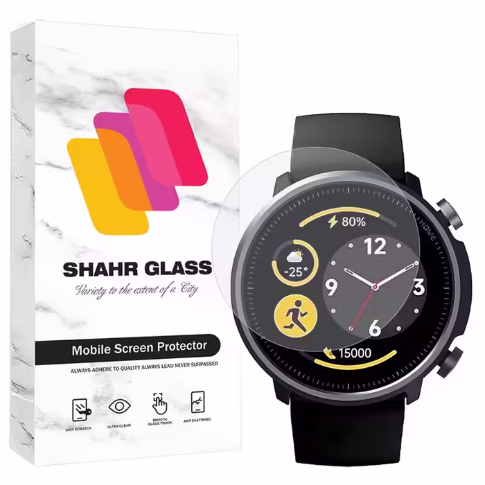 محافظ صفحه نمایش شهر گلس مدل SMWS20 مناسب برای ساعت هوشمند شیائومی Mibro Watch A1 | کالا برتری