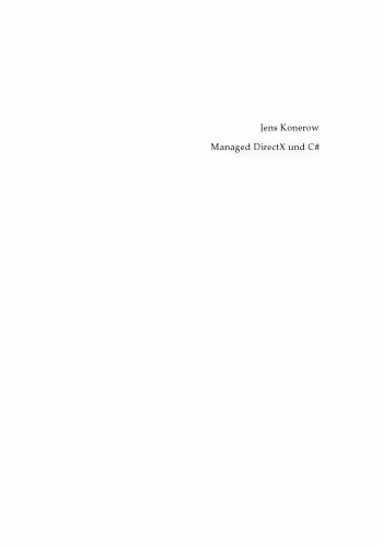 خرید و دانلود نسخه کامل کتاب Managed DirectX und C#. Einstieg und professioneller Einsatz GERMAN