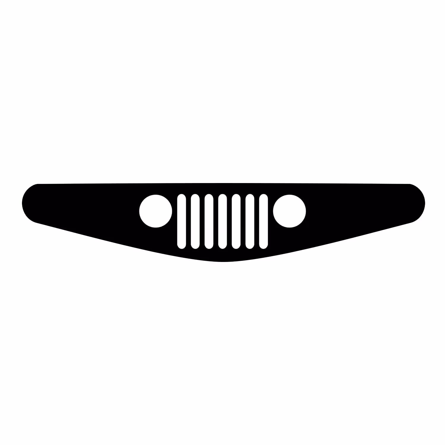 برچسب لایت بار دسته پلی استیشن 4 ونسونی طرح Jeep Faceبسته 2 عددی