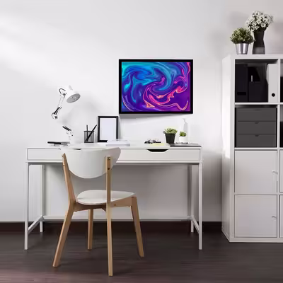 تابلو مدل abstract gradient swirl کد F-10016