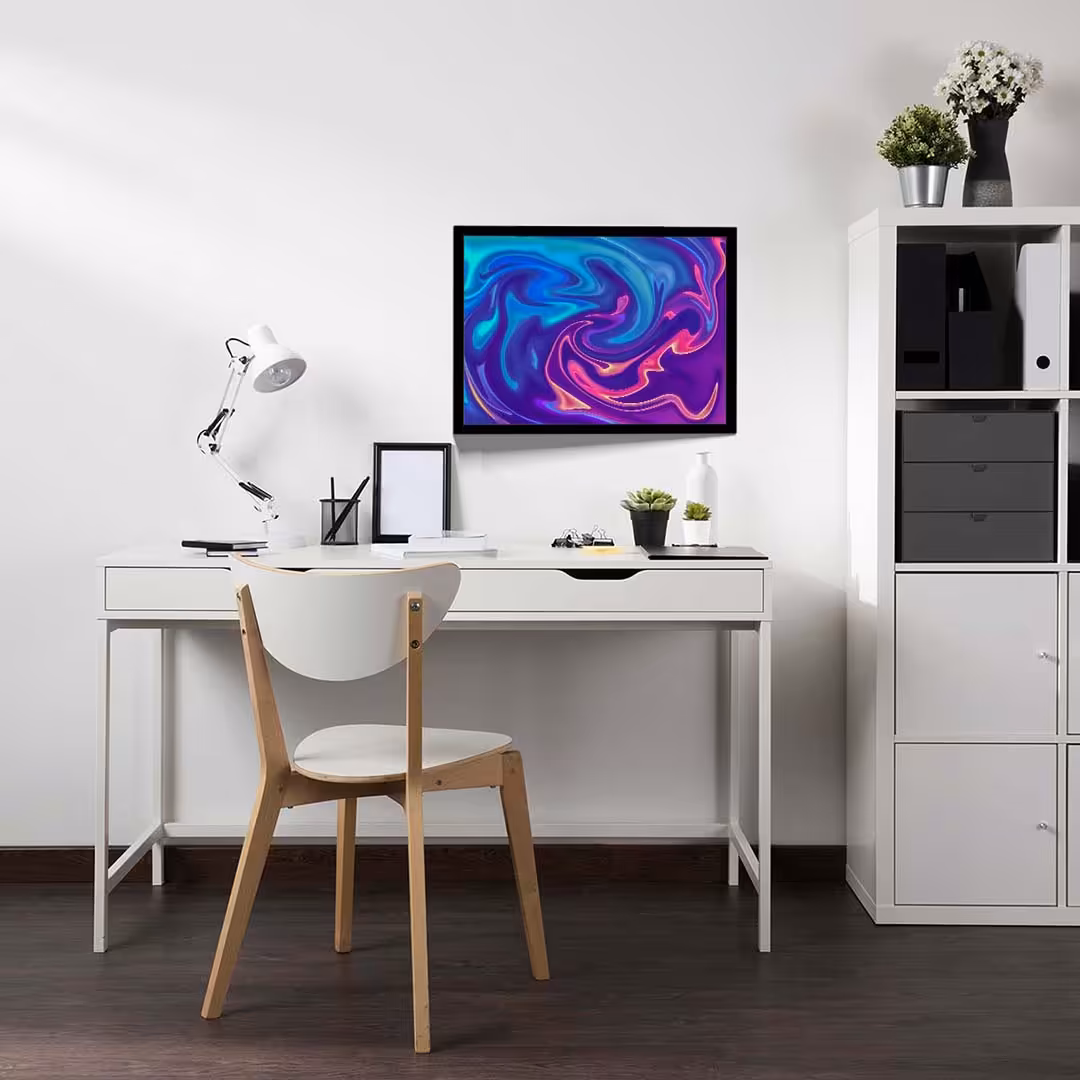 تابلو مدل abstract gradient swirl کد F-10016