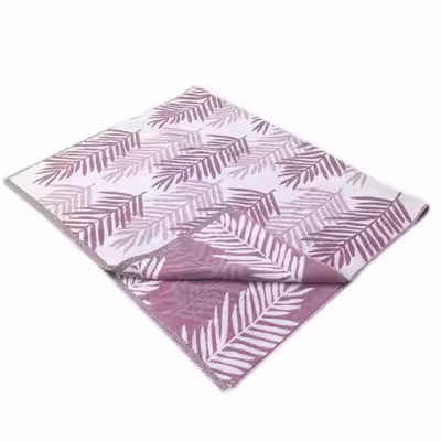 حوله حمام طرح برگ سایز 170×100 سانتی متر