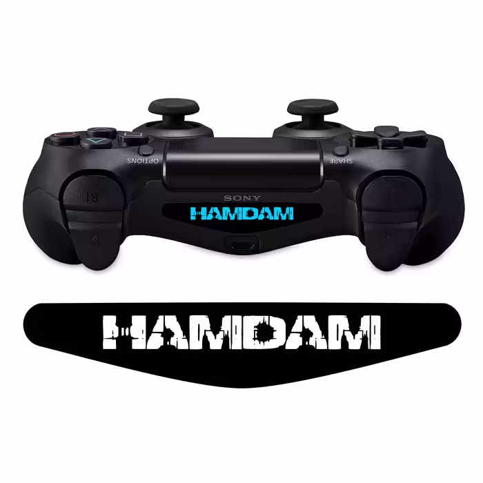برچسب لایت بار دسته پلی استیشن 4 ونسونی طرح Hamdam