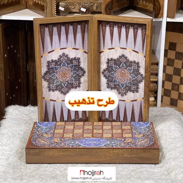 اطلاعات ، قیمت و خرید تخته نرد طرح تذهیب کد TNS622