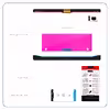 برچسب پوششی ماهوت مدل Phosphorus-Pink مناسب برای تبلت سامسونگ Galaxy Tab S 10.5 2014 T805