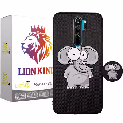 کاور لاین کینگ مدل Fil مناسب برای گوشی موبایل شیایومی Redmi Note 8 Pro به همراه پایه نگهدارنده