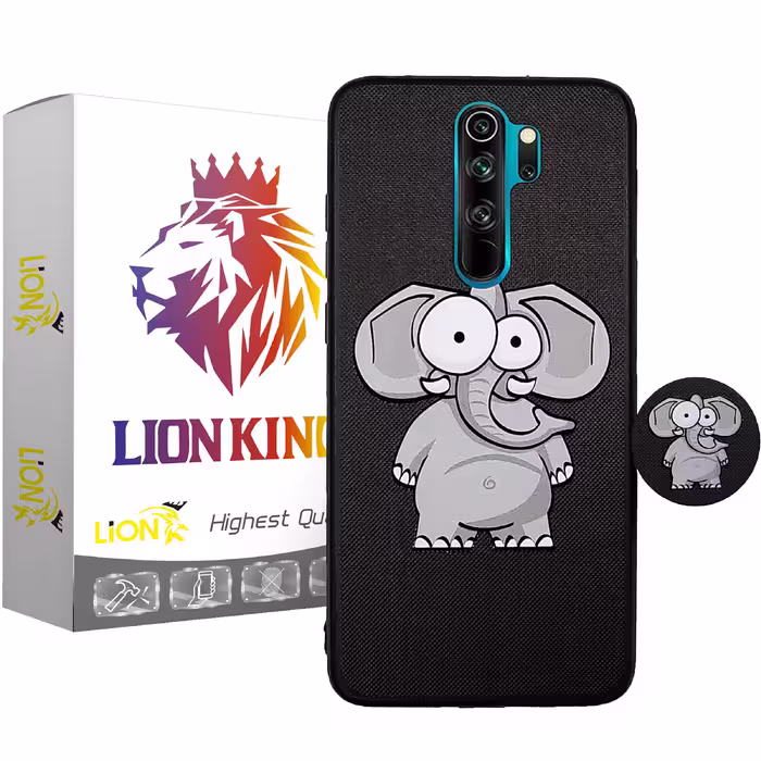 کاور لاین کینگ مدل Fil مناسب برای گوشی موبایل شیایومی Redmi Note 8 Pro به همراه پایه نگهدارنده