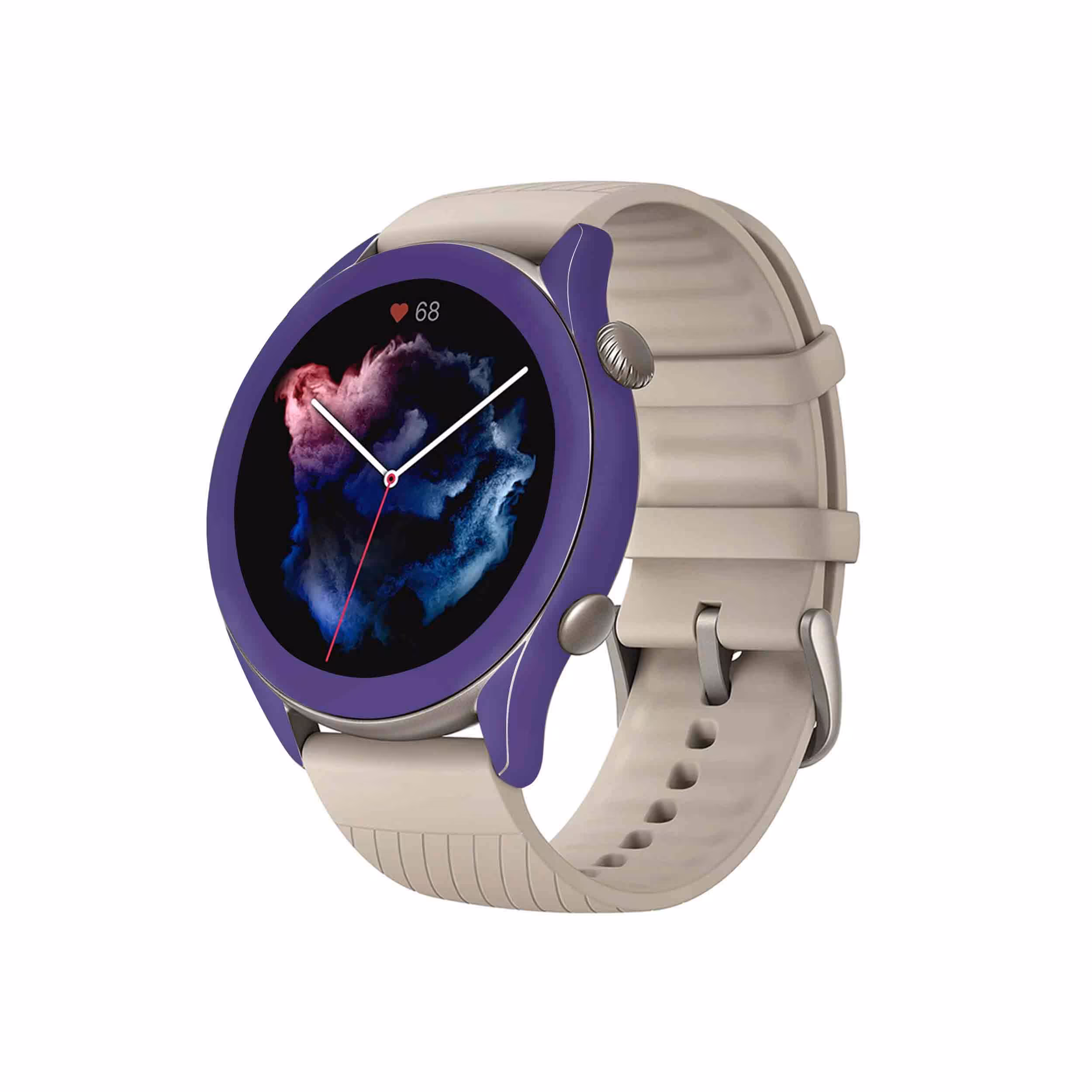برچسب ماهوت طرح Matte-BlueBerry مناسب برای ساعت هوشمند آمازفیت GTR 3