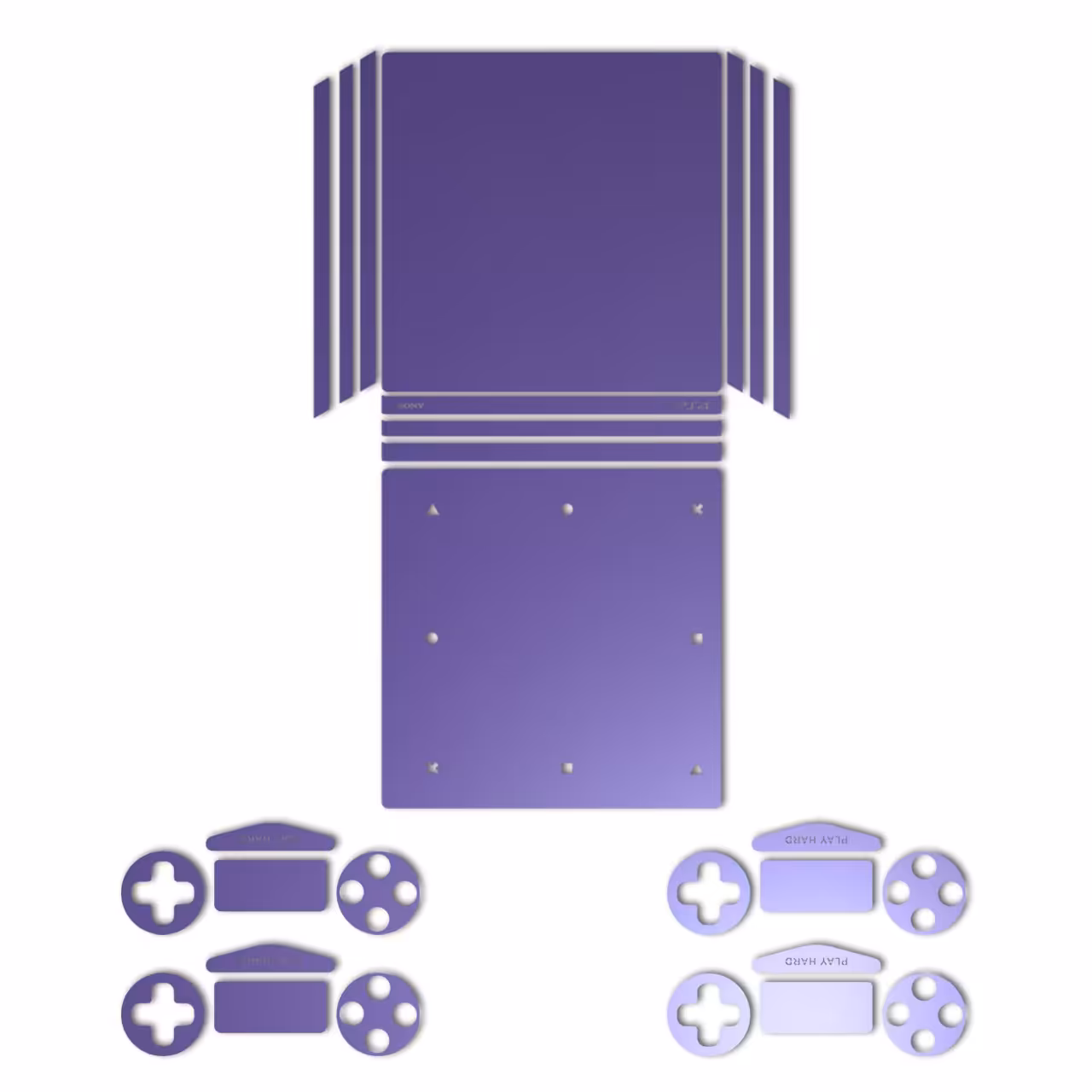 برچسب ماهوت مدل Purple Color Special مناسب برای کنسول بازی PS4 Pro