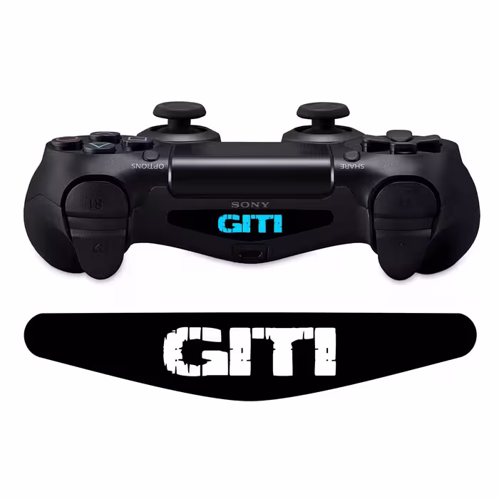 برچسب لایت بار دسته پلی استیشن 4 ونسونی طرح Giti