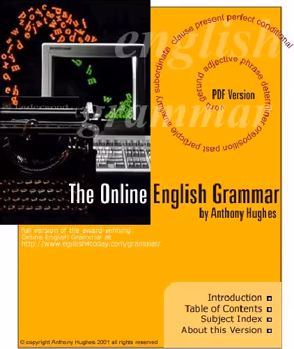 خرید و دانلود نسخه کامل کتاب The Online English Grammar