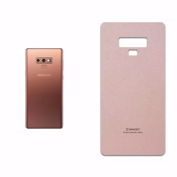 برچسب پوششی ماهوت مدل Rose Gold Leather مناسب برای گوشی موبایل سامسونگ Galaxy Note 9