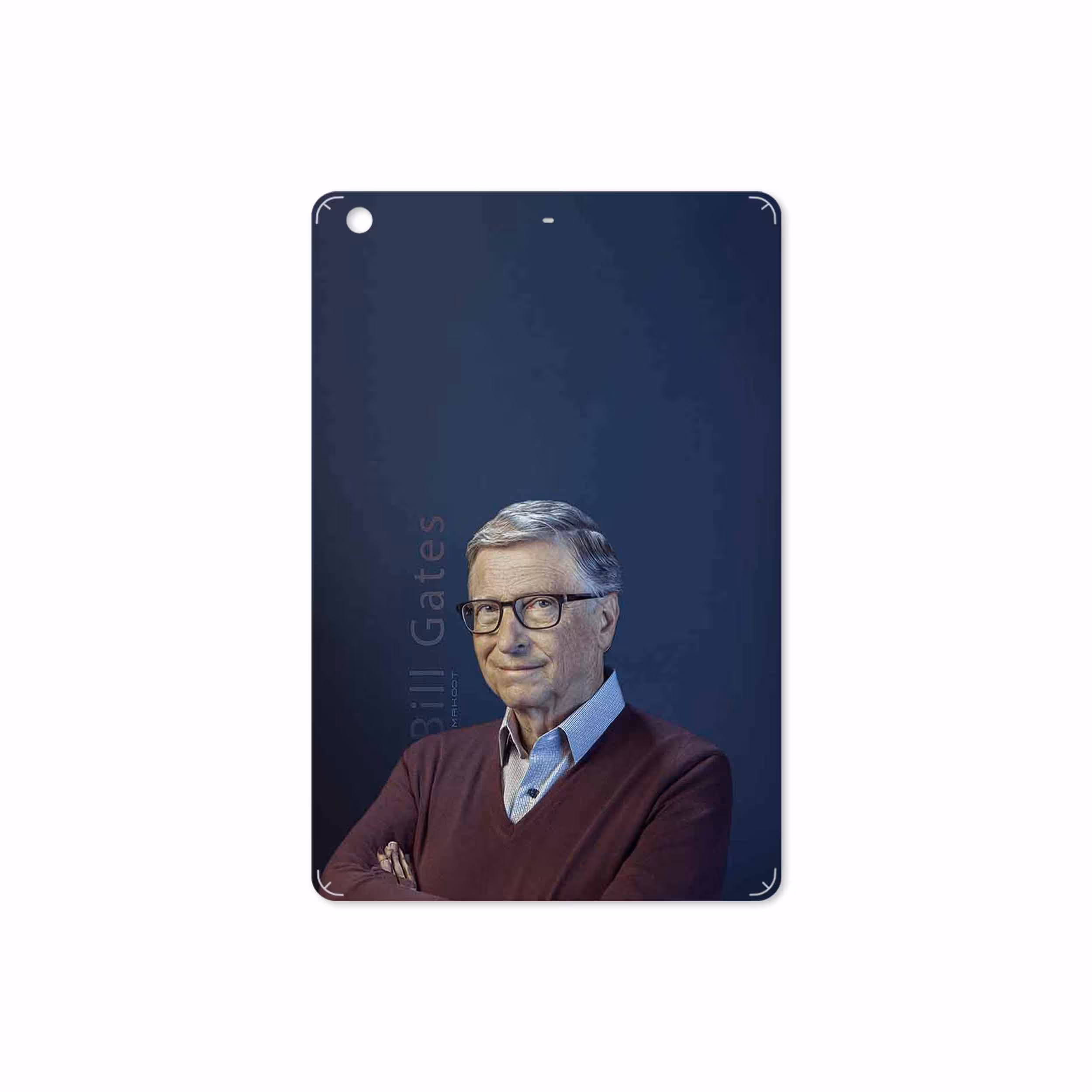 برچسب پوششی ماهوت مدل Bill Gates مناسب برای تبلت اپل iPad mini 2 2013 A1489