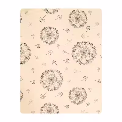 ملحفه تشک مهمان آدنو مدل Dandelion کد IR119 یک نفره سایز 90x190 سانتی متر