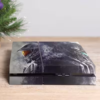 برچسب پلی استیشن ۴ مدل ps4 fat طرح halo کد PS-1023