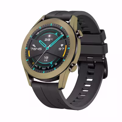 برچسب ماهوت طرح Matte-Gold مناسب برای ساعت هوشمند هوآوی Watch GT2