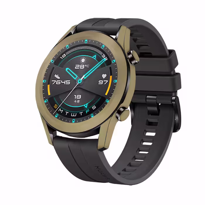 برچسب ماهوت طرح Matte-Gold مناسب برای ساعت هوشمند هوآوی Watch GT2