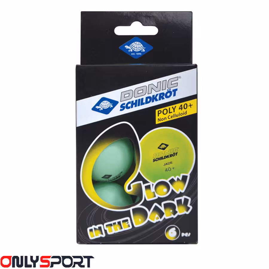 توپ پینگ پنگ دونیک 6 عددی شبرنگ Glow (اقساط)