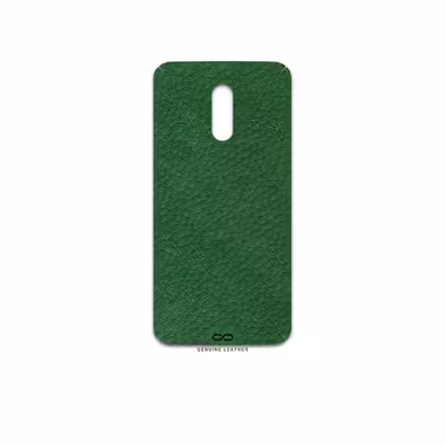 برچسب پوششی ماهوت مدل Green-Leather مناسب برای گوشی موبایل وان پلاس 7