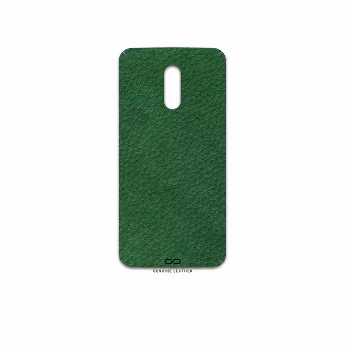 برچسب پوششی ماهوت مدل Green-Leather مناسب برای گوشی موبایل وان پلاس 7