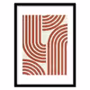 تابلو فورنیمو مدل دکوراتیو Abstract Various Waves کد 0310B