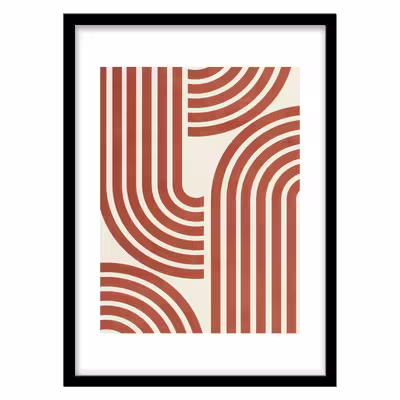 تابلو فورنیمو مدل دکوراتیو Abstract Various Waves کد 0310B