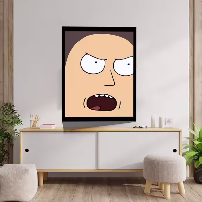 تابلو مدل Rick &amp;amp; Morty کد F-1035