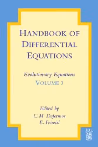 خرید و دانلود نسخه کامل کتاب Handbook of Differential Equations - Evolutionary Equations