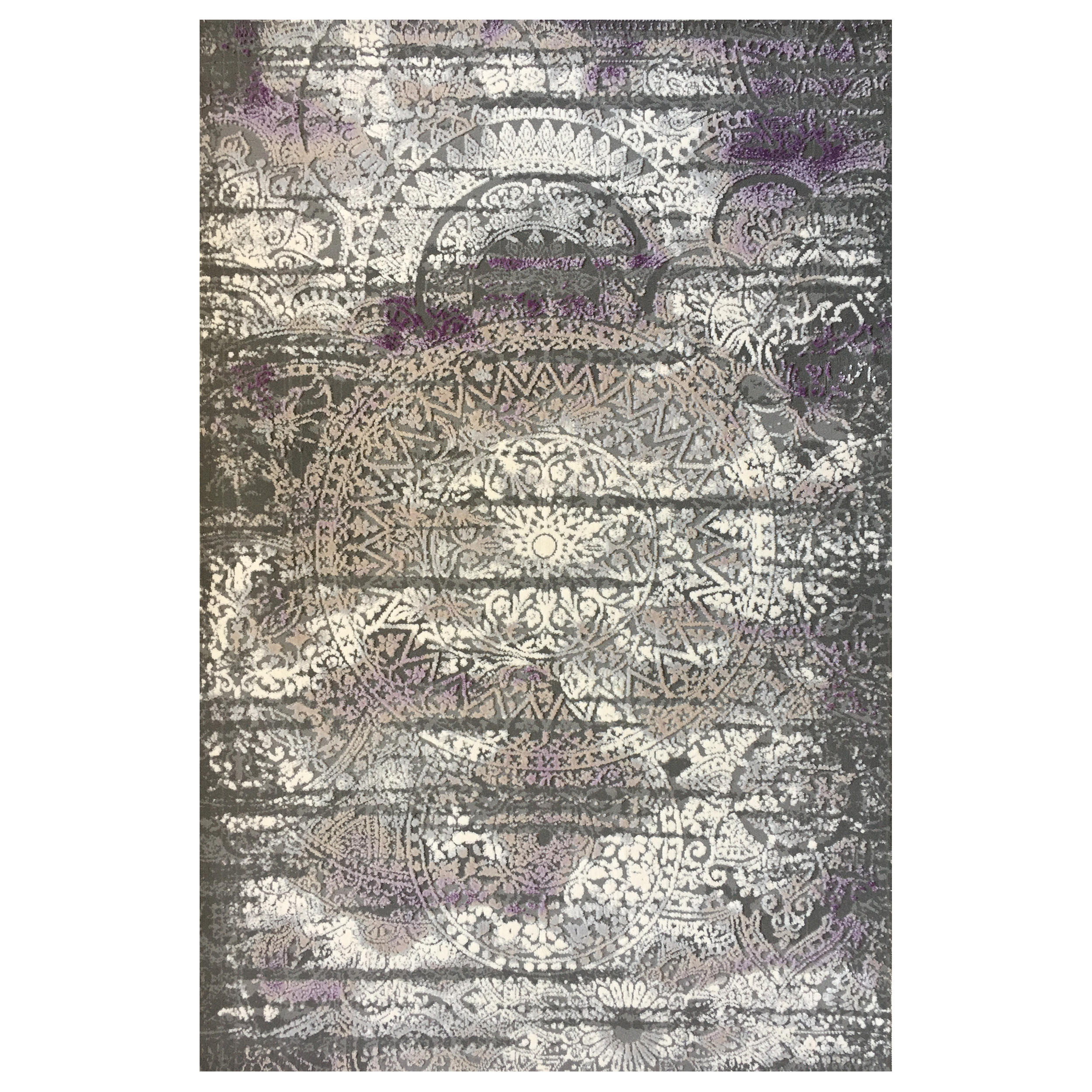 فرش ماشینی طرح پتینه مدل K3101