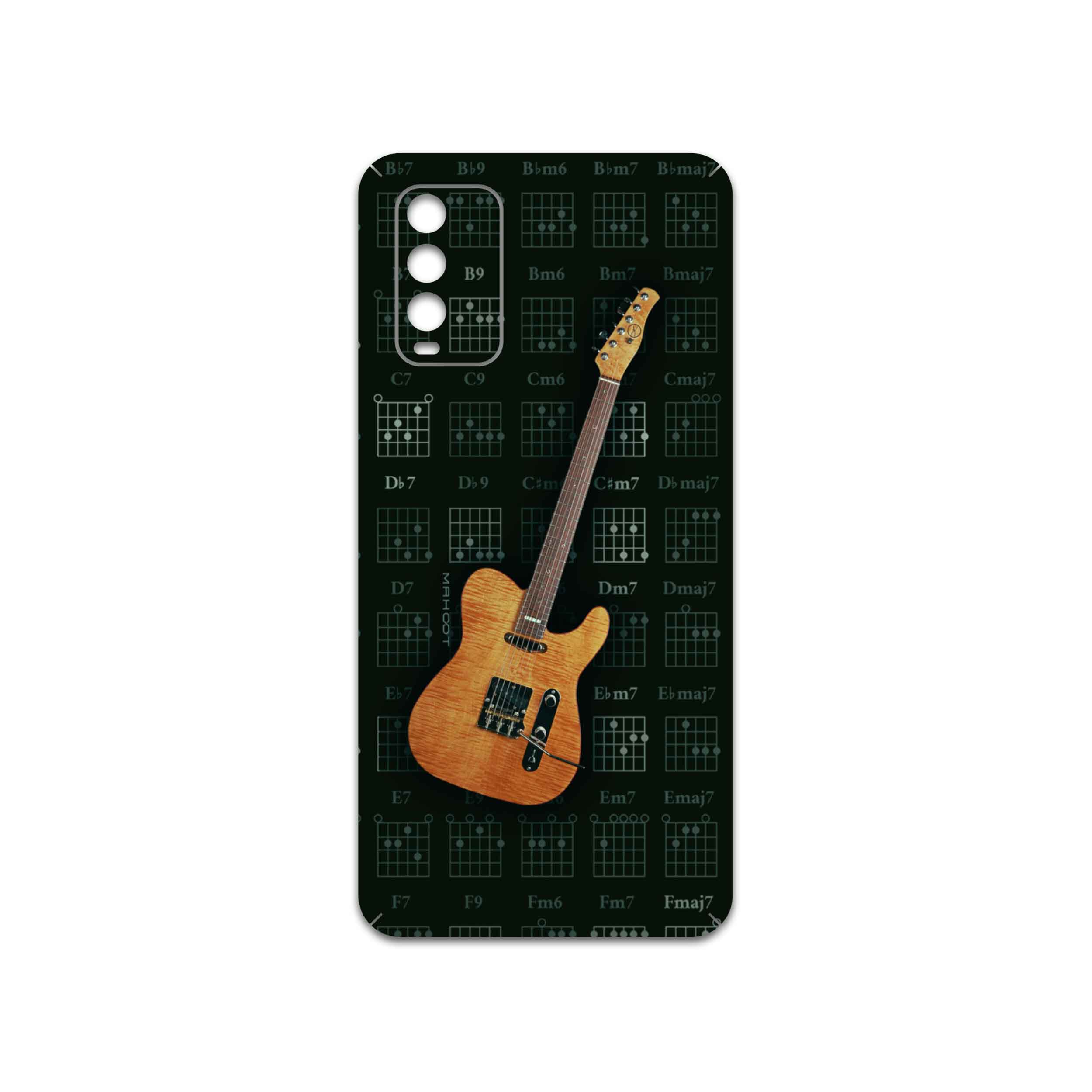 برچسب پوششی ماهوت مدل Guitar-Instrument مناسب برای گوشی موبایل شیائومی Redmi Note 9 4G
