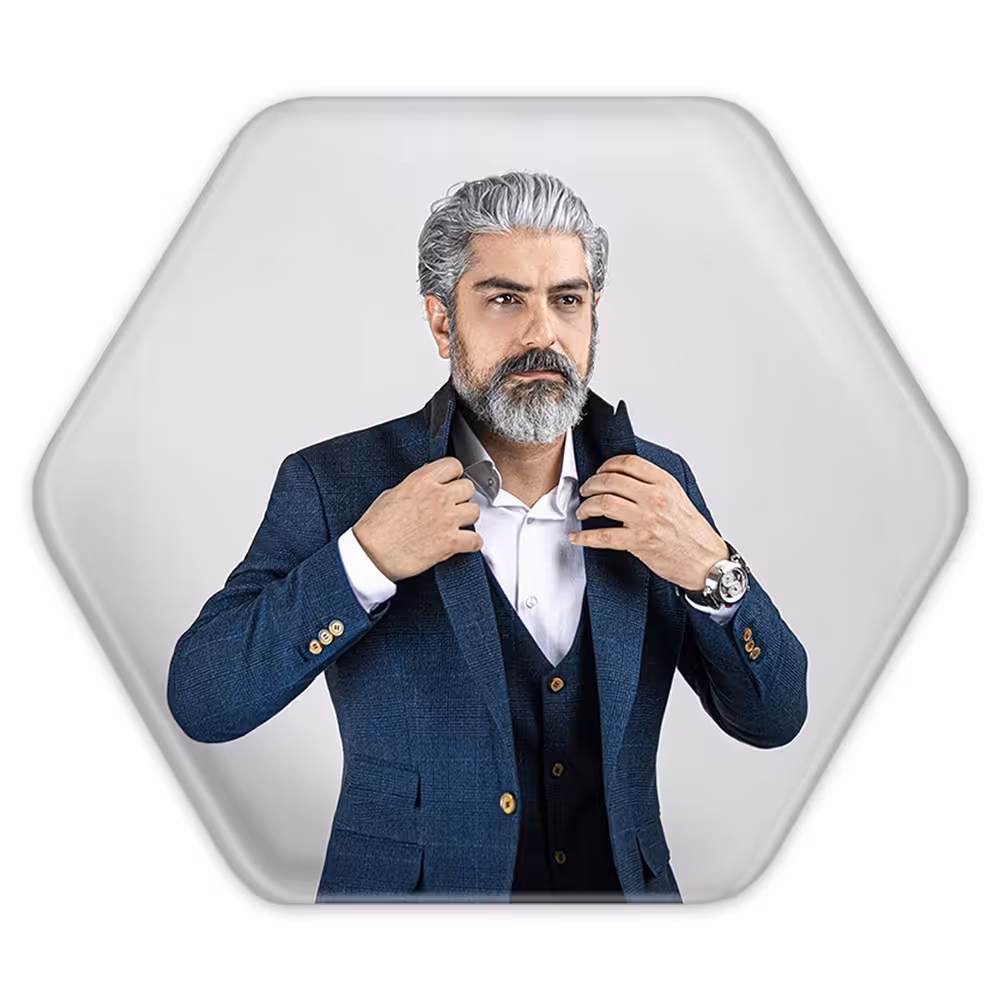 پیکسل خندالو طرح مهدی پاکدل مدل شش ضلعی کد 10409