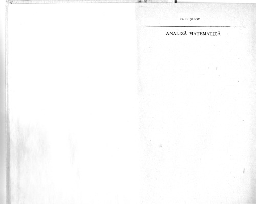 خرید و دانلود نسخه کامل کتاب Analiză matematică - spații finit-dimensionale