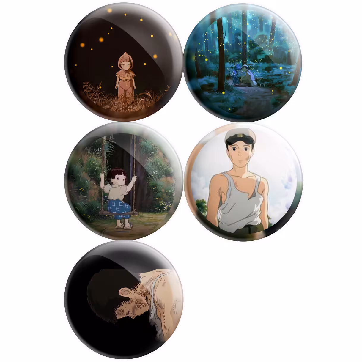 پیکسل پرمانه طرح قبر کرم های شب تاب کد pmg5.11971 مجموعه 5 عددی