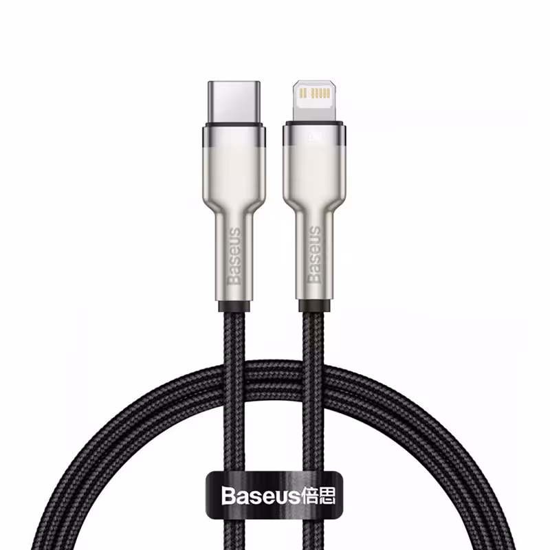 کابل تبدیل USB-C به لایتنینگ باسئوس مدل CAJK-B01 20W طول 2 متر