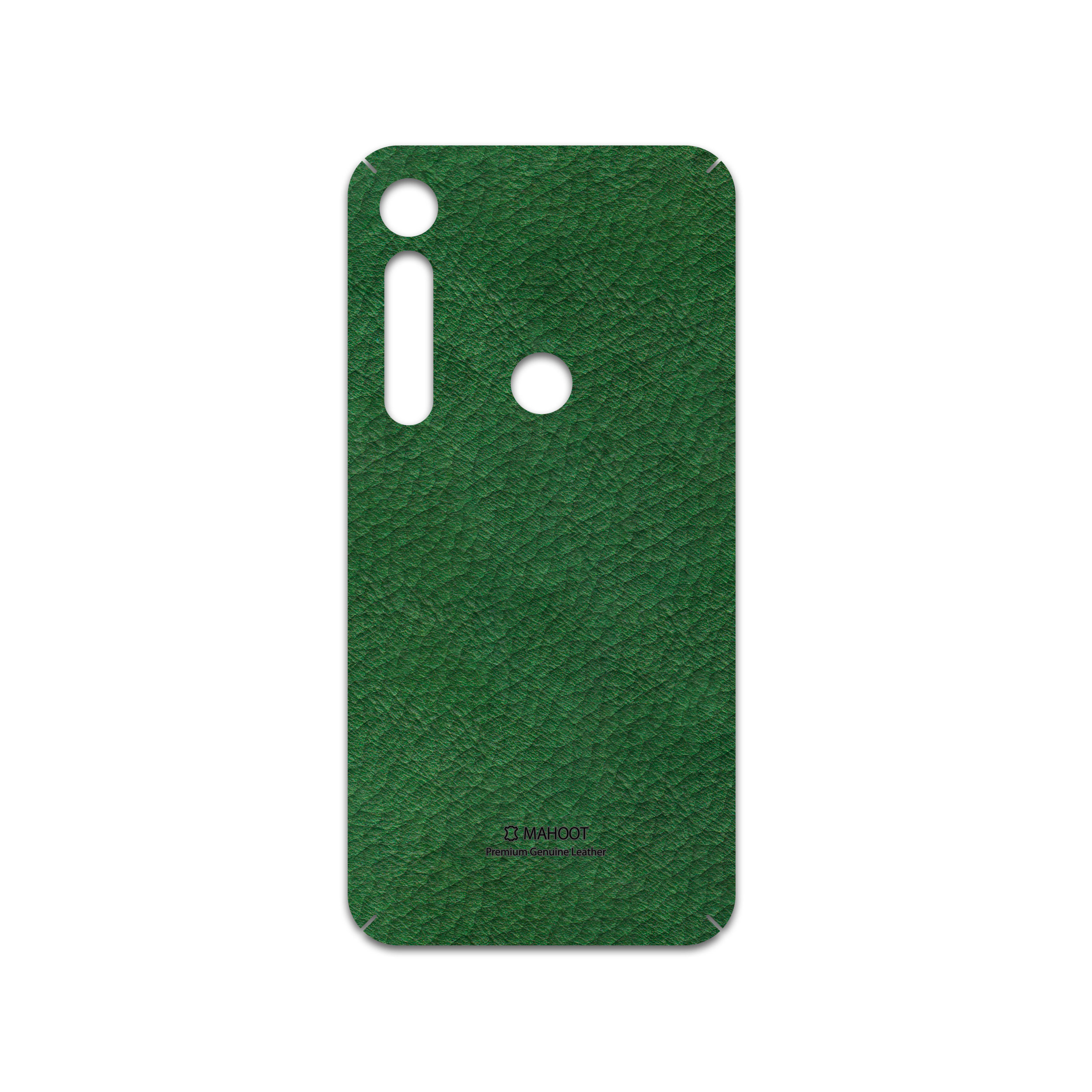برچسب پوششی ماهوت مدل Green-Leather مناسب برای گوشی موبایل موتورولا One Vision Plus