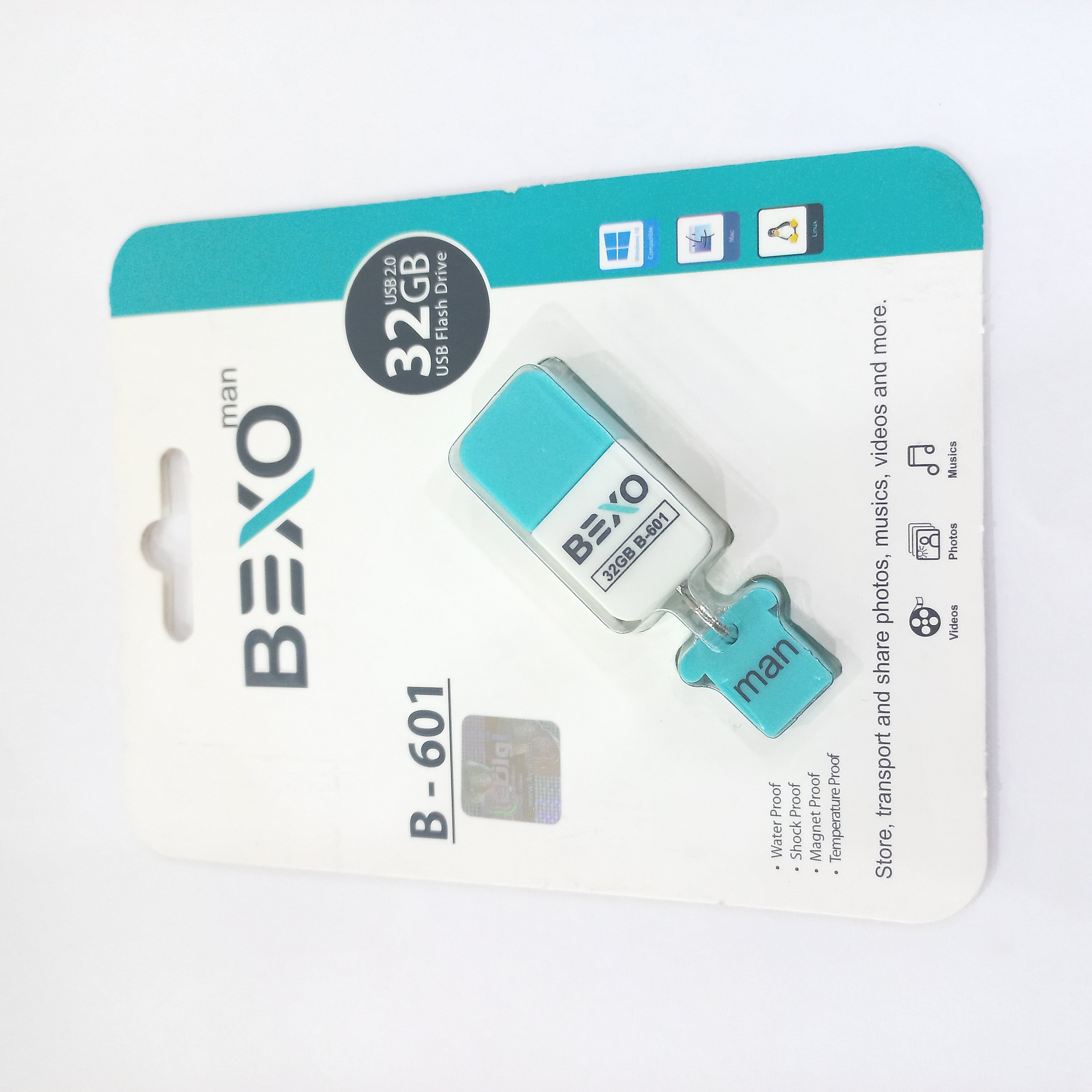 فلش مموری بکسو مدل B-601 ظرفیت 32 گیگابایت