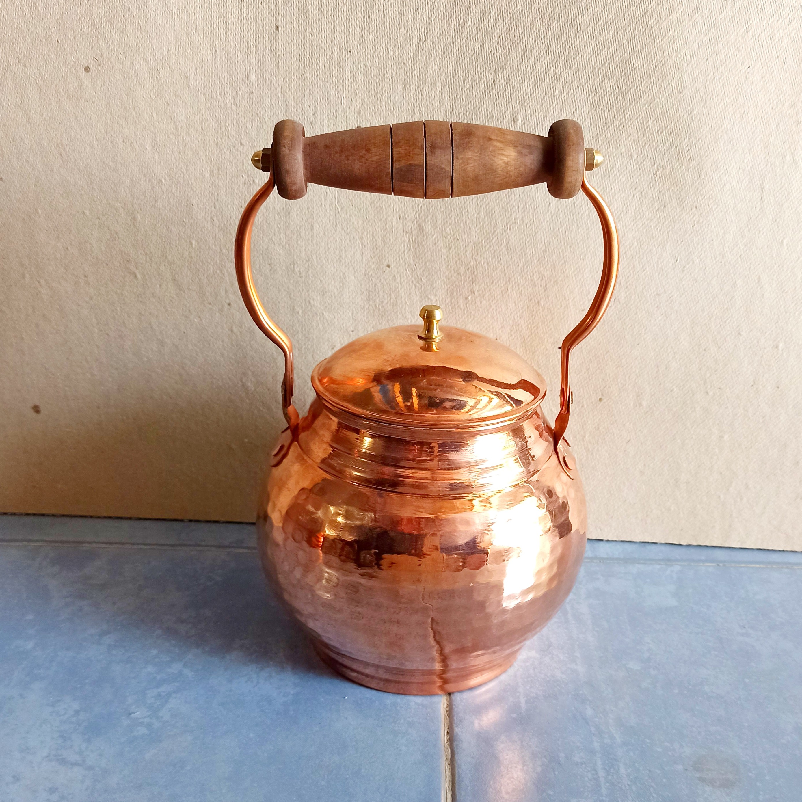 ظرف دیزی مسی زنجانی 