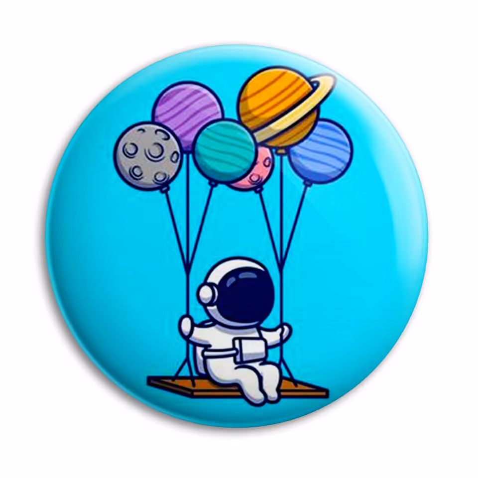  پیکسل پرمانه طرح فضانورد کد pm.10303