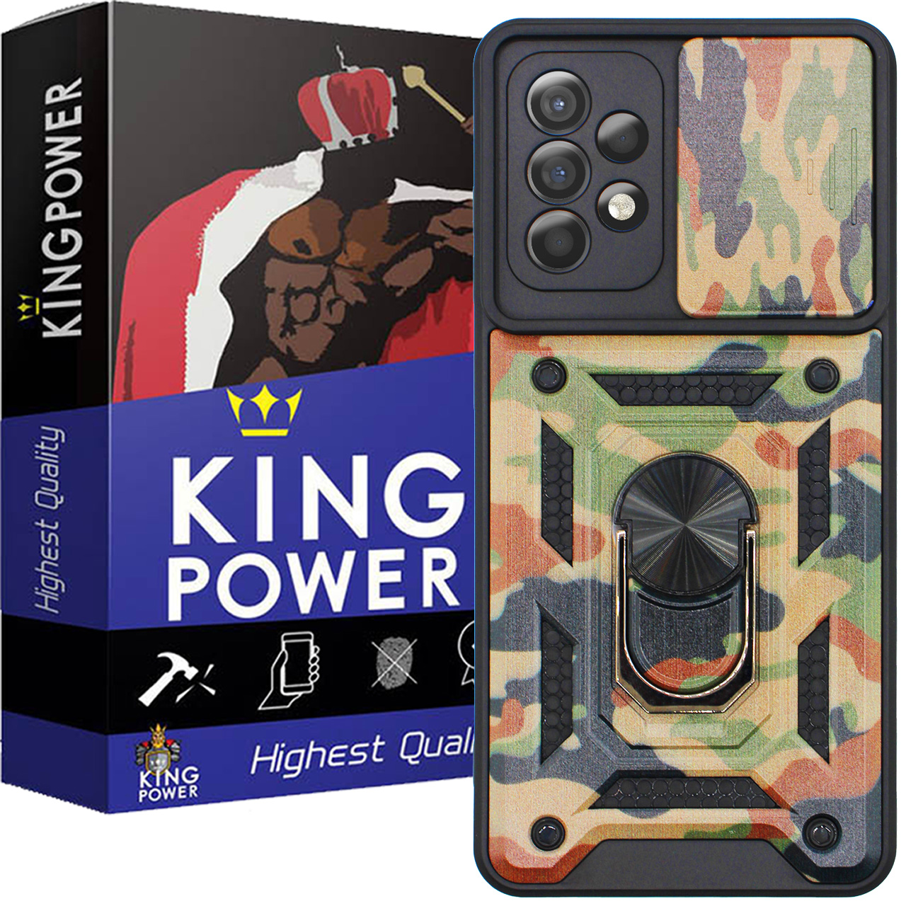 کاور کینگ پاور مدل AK27 مناسب برای گوشی موبایل سامسونگ Galaxy A72