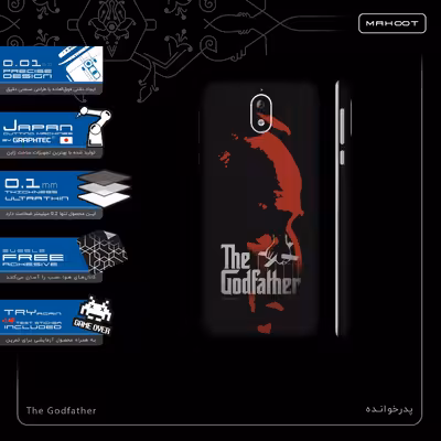 برچسب پوششی ماهوت مدل The Godfather-FullSkin مناسب برای گوشی موبایل نوکیا 3.1
